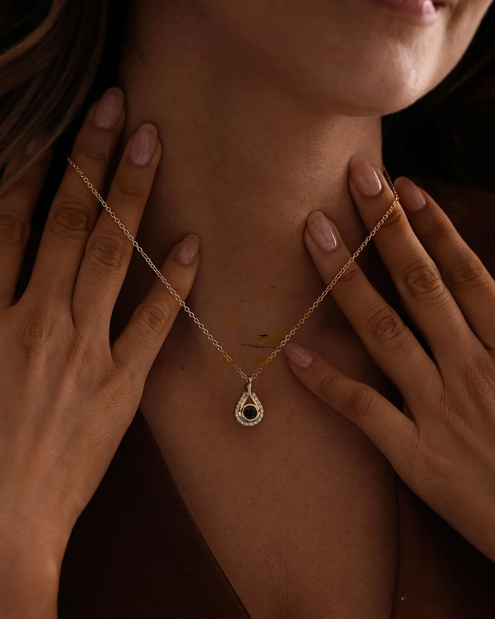 The Elena Drop Necklace